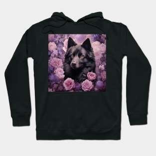 Floral Schipperke Hoodie